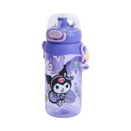 Kuromi Sanrio Printed Kids' Water Bottle (600ml)
